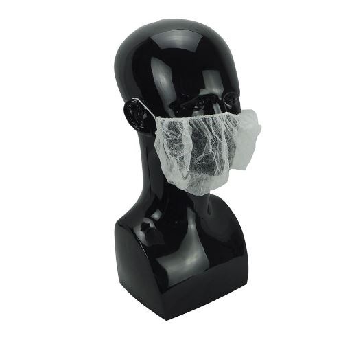 Non Woven Beard Mask White