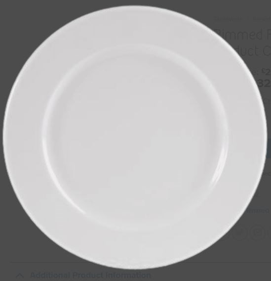 Rimmed Plate 27cm