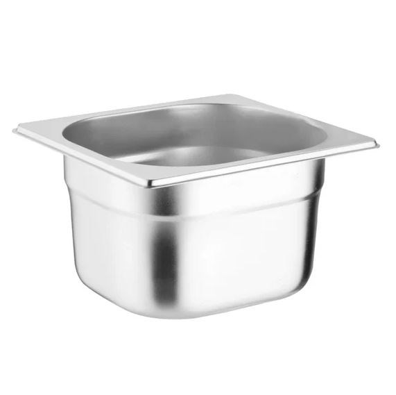 Vogue Stainless Steel Gastronorm Tray Set with Lids 1/6