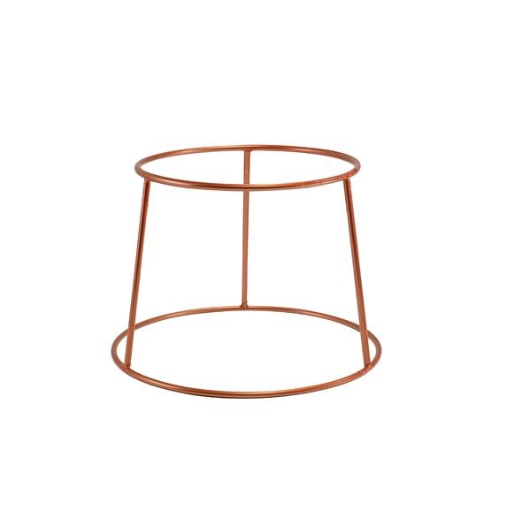 GenWare Copper Anti-Slip Round Buffet Riser 18cm