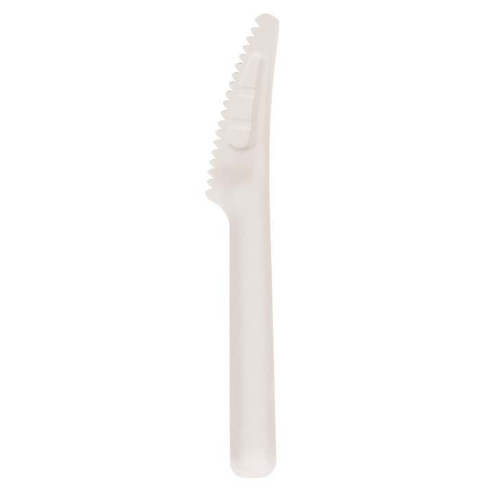 Compostable Bagasse Knife 16.5cm