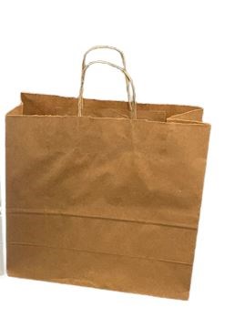 Medium Brown Paper Carrier 8x13x10in