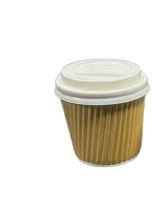 Kraft Ripple Wall Coffee Cup 4oz