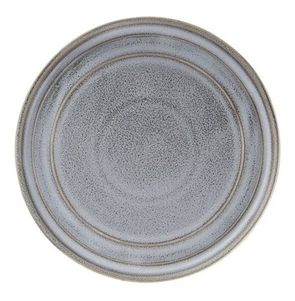 Cavolo Flat Round Plates Charcoal Dusk 22cm