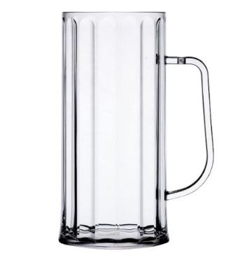 Elite Clear Bavarian Tankard 2 Pint UKCA 2 Pint