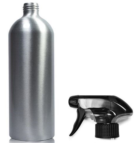 Aluminium Bottle With Trigger Spray 75cl