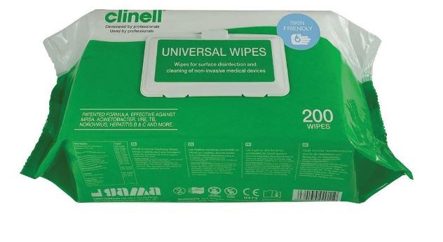 Clinell Universal Sanitising Wipes