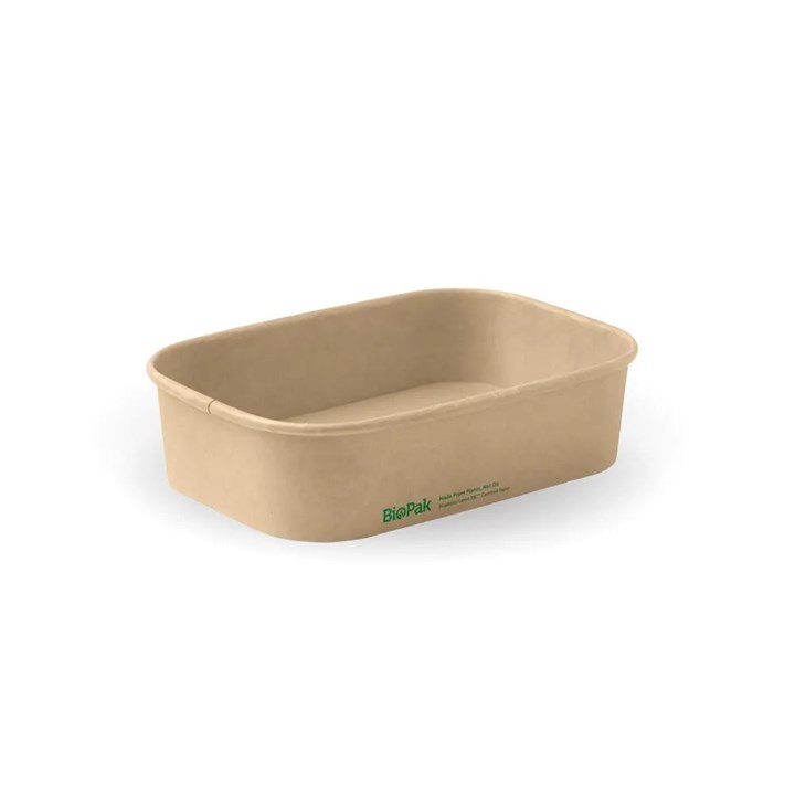 Rectangle PLA lined container FSC Mix 500ml