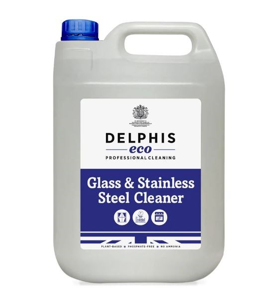 Delphis Glass and Stainless Steel Cleaner 5L (RTU)