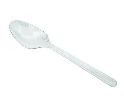 Clear Reusable Plastic Spoon 179mm