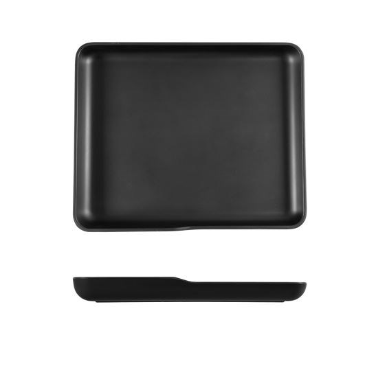 Black Copenhagen Melamine GN 1/2 Platter 32.5 x 26.5 x 3.5cm