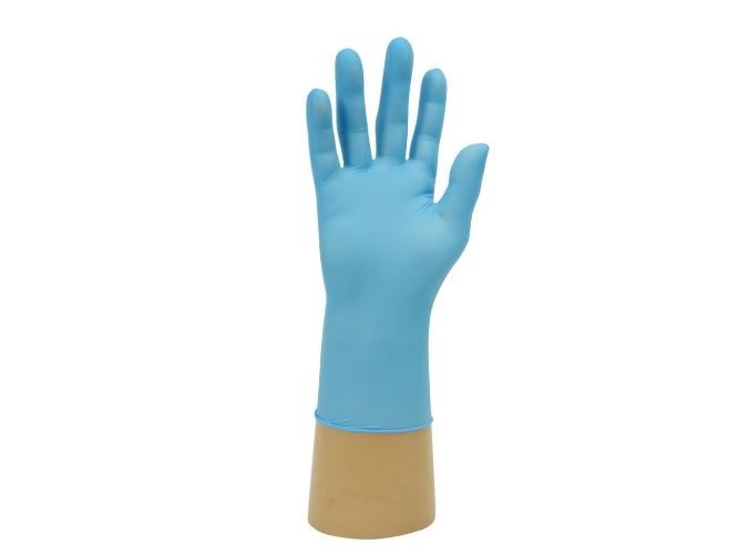 Nutouch Blue Nitrile Powder Free Disposable Gloves Large