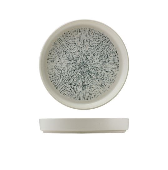 Sereno Porcelain Strato Presentation Plate 18cm