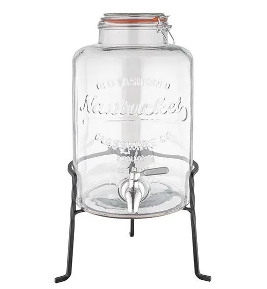 Olympia Nantucket Style Drink Dispenser with Wire Stand 8.5L