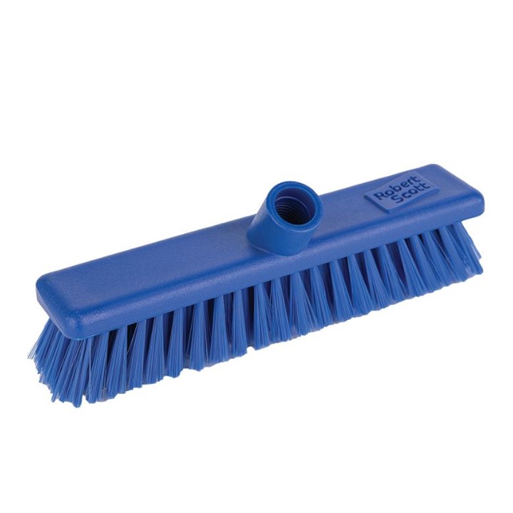 Washable Broom Stiff Blue 30cm