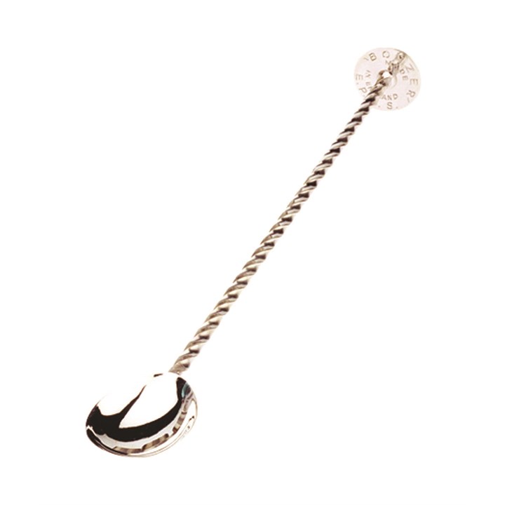 Mixing Spoon 25cm Steel With Disc End Bonzer
