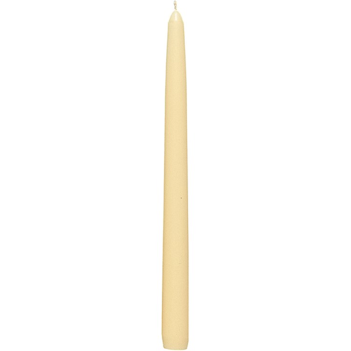 Ivory Tapered Candle 24cm ( 9.75'')