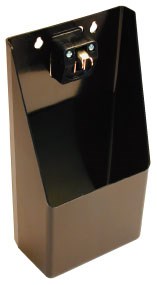 Bottle Cap Opener & Plastic Black Wall Mounted Bin