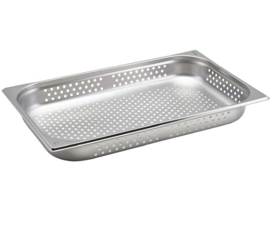 1/1 Perforated Stainless Steel Gastronorm Pan 53x32.5x6.5cm