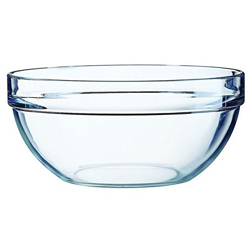 Bowl Stacking Clear Glass  10cm