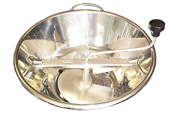 Strainer Mouli With 3 Sieves Tinned Steel 31cm