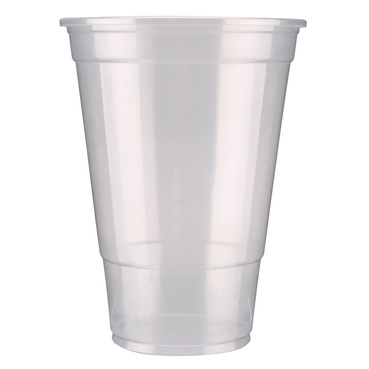 Disposable Flexi Glass Clear 61cl CE@ 1 Pint