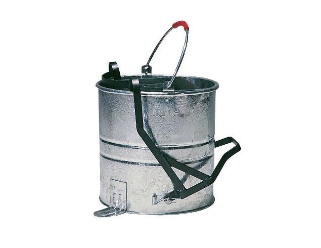 Galvanised Metal Roller Mop Bucket