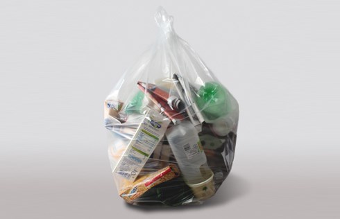 Bin Bag Clear Compactor Sack 20x34x46in 140L