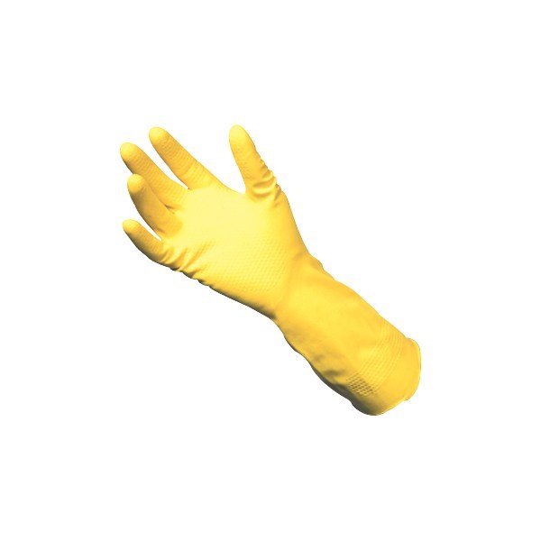 Yellow Rubber Gloves - Large