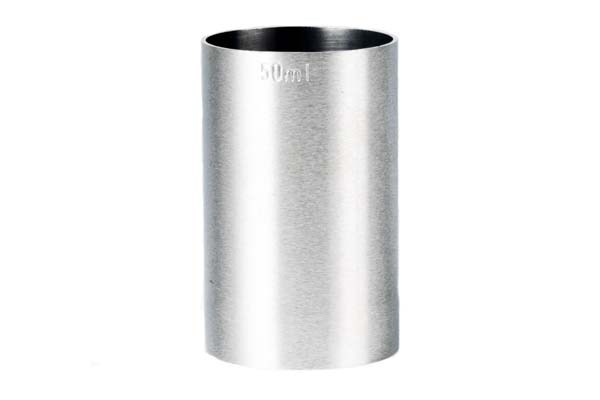 Stainless Steel Stamped Thimble Measure 50ml