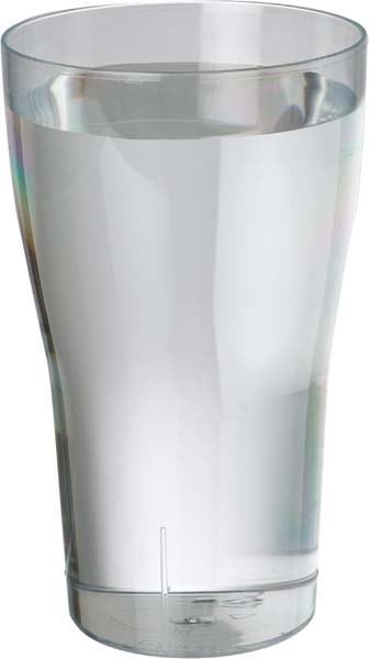 Clear  Tulip Reusable Plastic Beer Tumbler 56.8cl (20oz)
