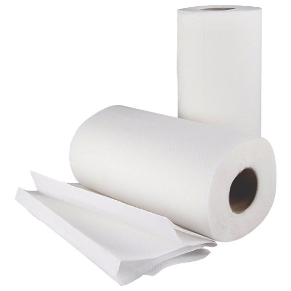 Kitchen Towels Z Fold 2Ply White