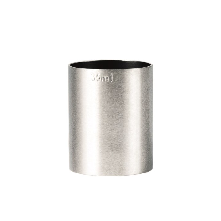 Stainless Steel Stamped Thimble Measure 35ml