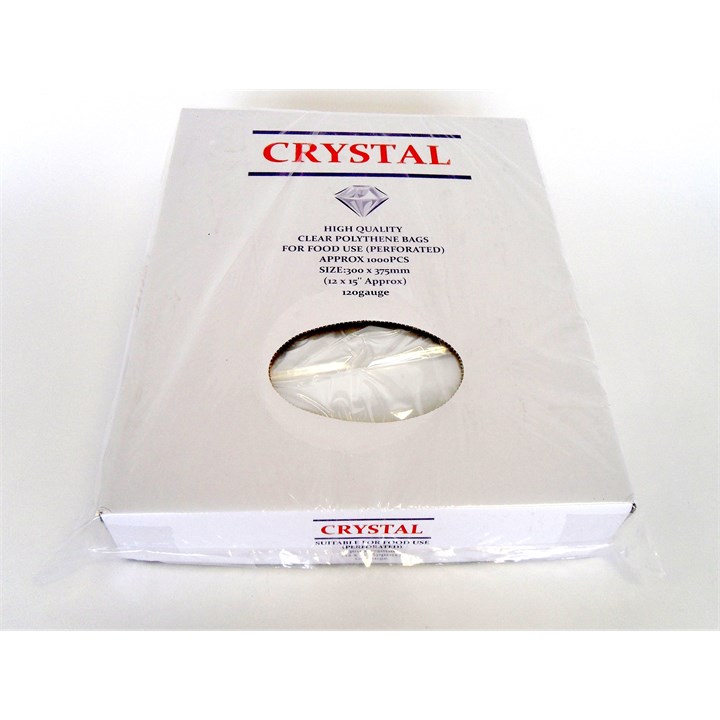 Food Safe Bag Clear Polythene 17.5cmx22.5cm