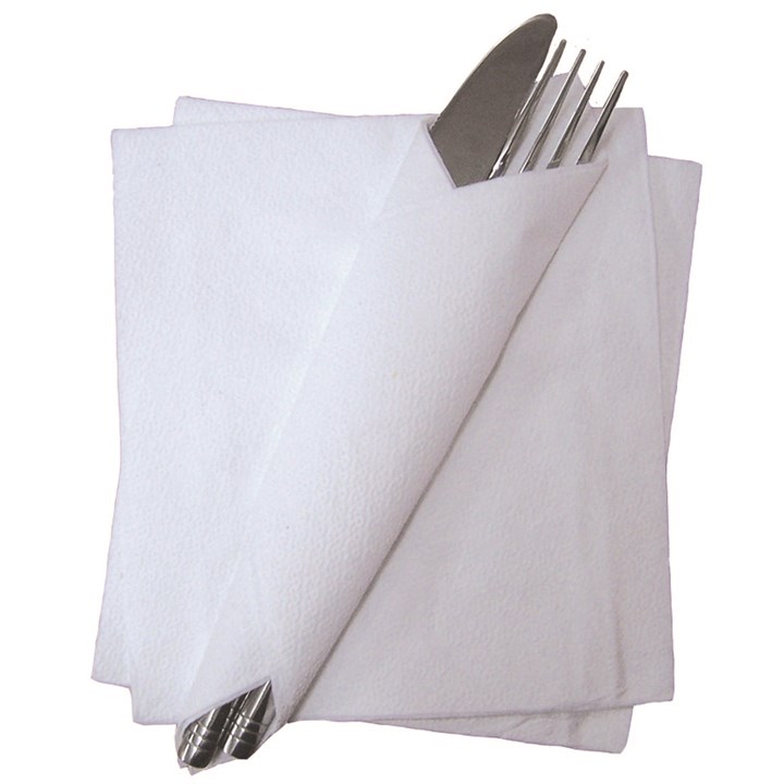 Napkin Soft Tissue 30cm White 1 Ply
