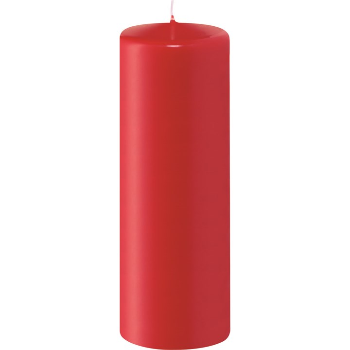Red Pillar Candle 20cm H x 7cm D