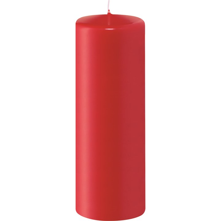 Red Pillar Candle 20cm H x 7cm D