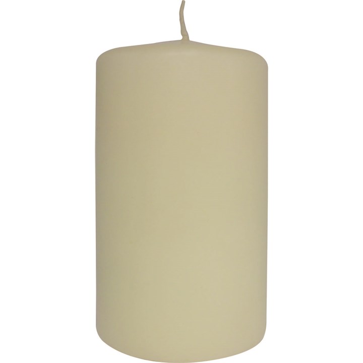 Ivory Pillar Candle 10 x 5cm