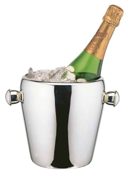 Steel Champagne Bucket With Tulip Handles