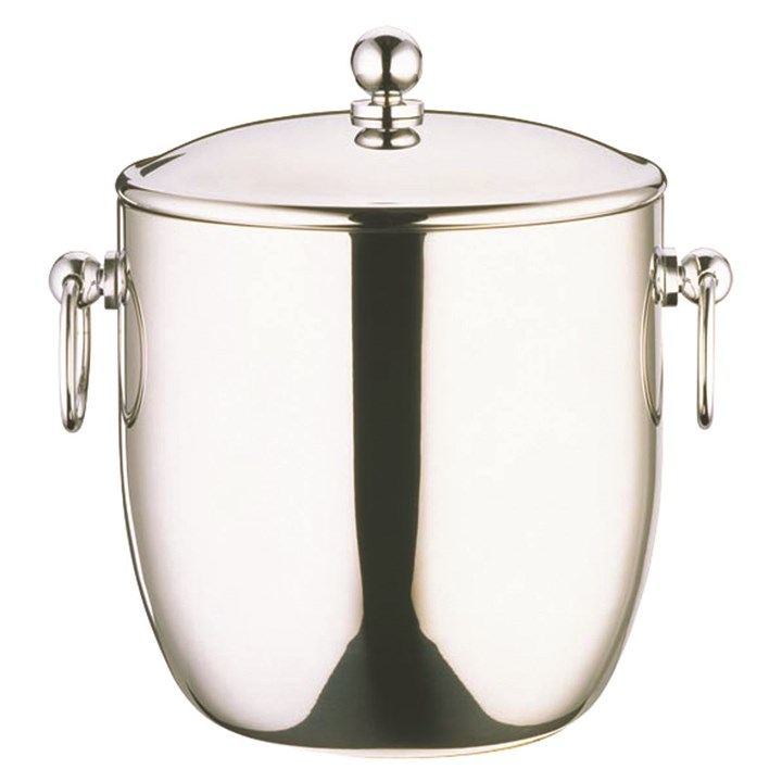 Steel Curved Double Walled Ice Bucket 3L