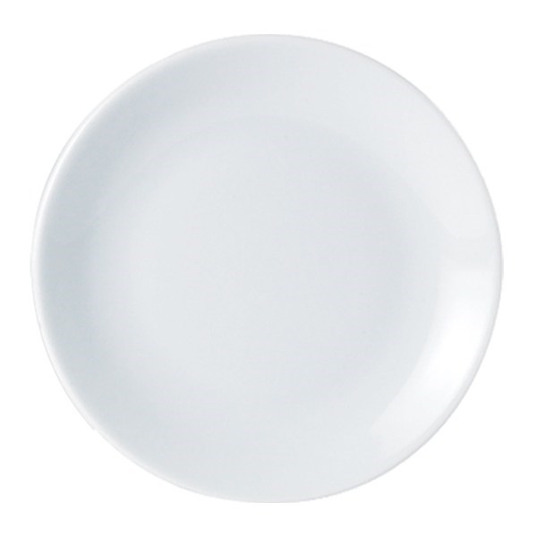 Classic 24cm 9.5 Coupe Plate White