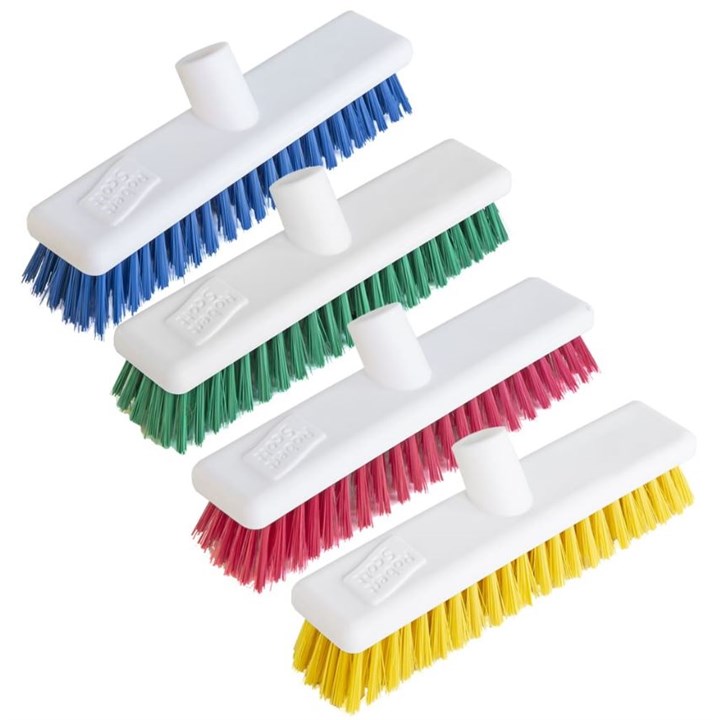 Floor Deck Scrubber Blue Stiff Bristles Fits
