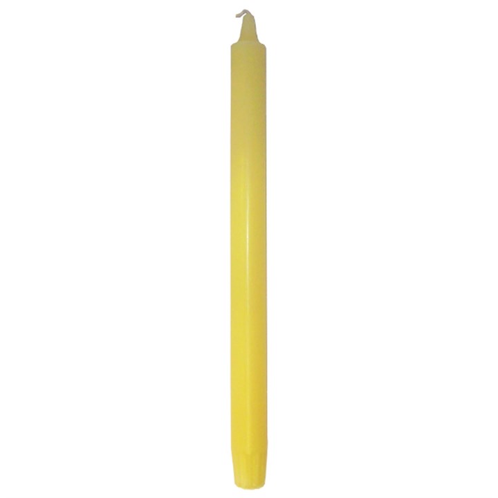 Ivory Wrapped Formal Candle 30cm H 2.4cm D