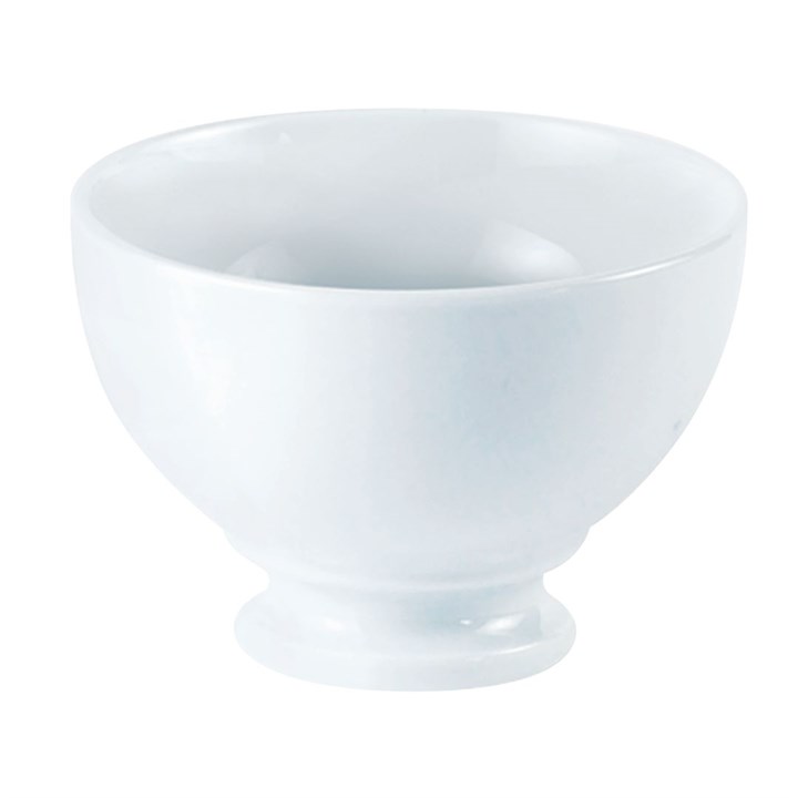 Low Footed 8cm Bowl White China