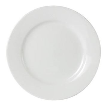 AFC China White Rimmed Plate 16.5cm