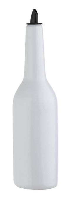 Flair Bottle 70cl White Plastic with Pourer