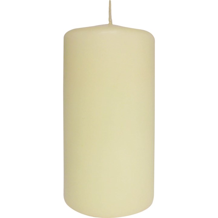 Ivory Pillar Candle 15cm H x 6cm D