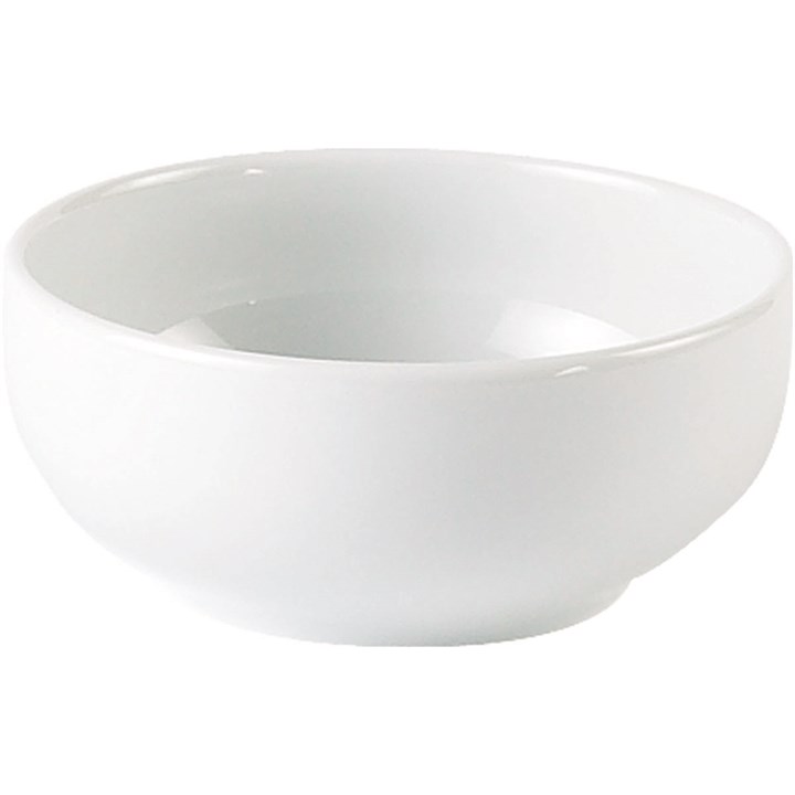 Bowl Low Footed 13cm 5in  White China