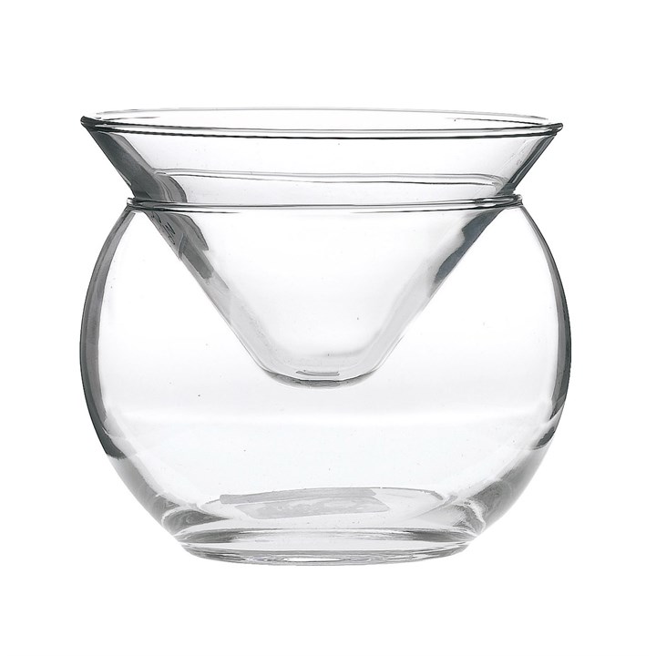 No Stem 2 Piece Martini Cocktail Glass 17cl (6oz)