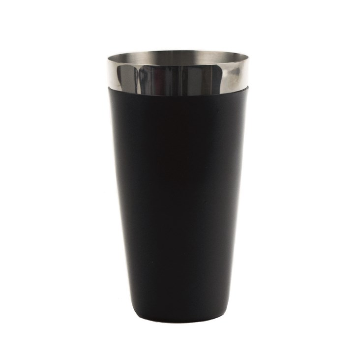 Black Vinyl Boston Cocktail Shaker Base 80cl (28oz)